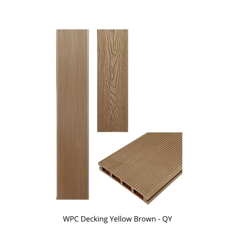WPC Decking Yellow Brown - QY