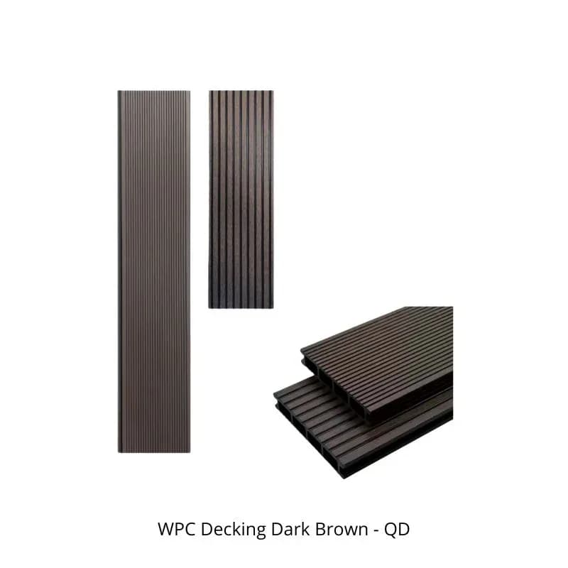WPC Decking Dark Brown - QD